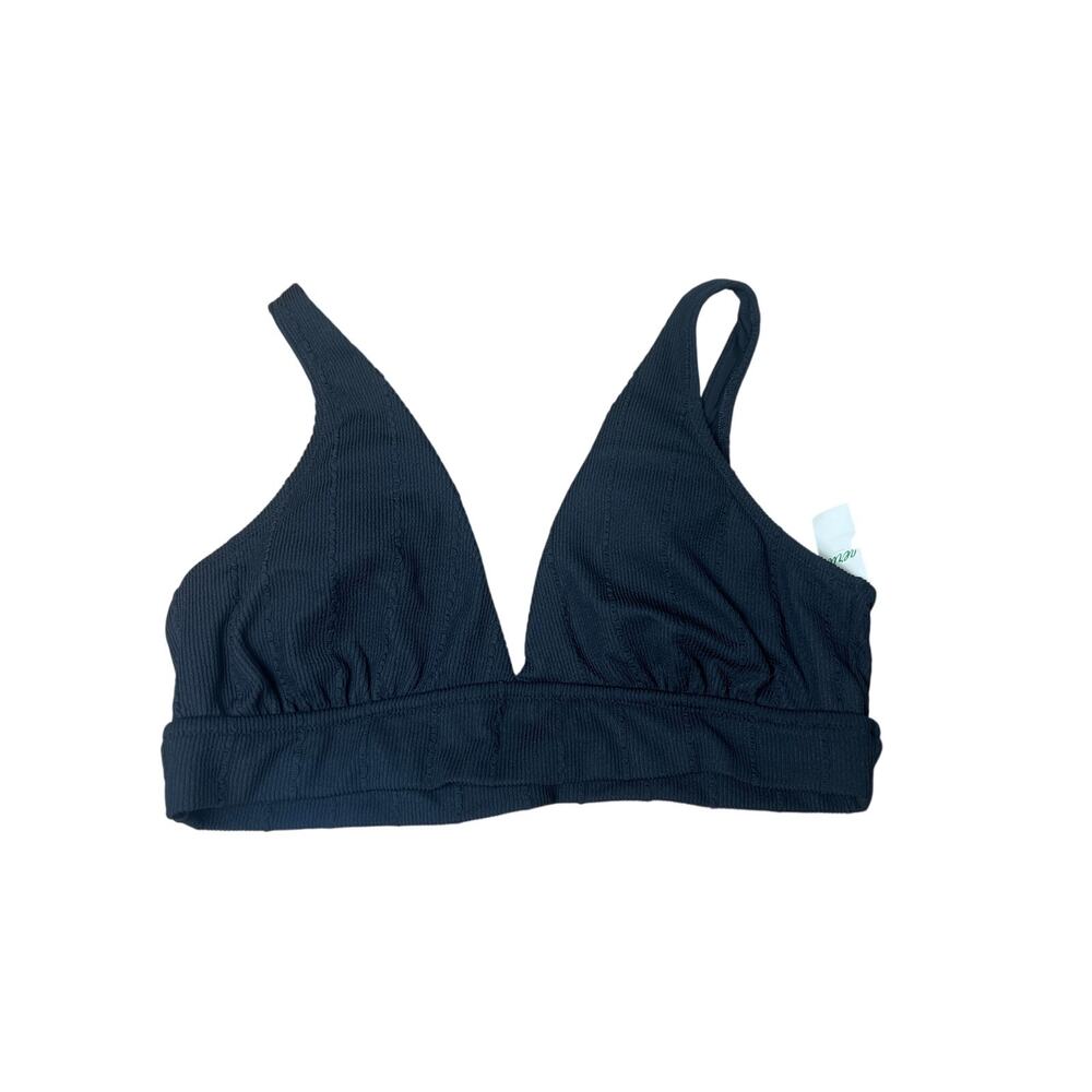 NWT Aerie Waffle Tie Longline Triangle Bikini Bathing Suit Top Size XL